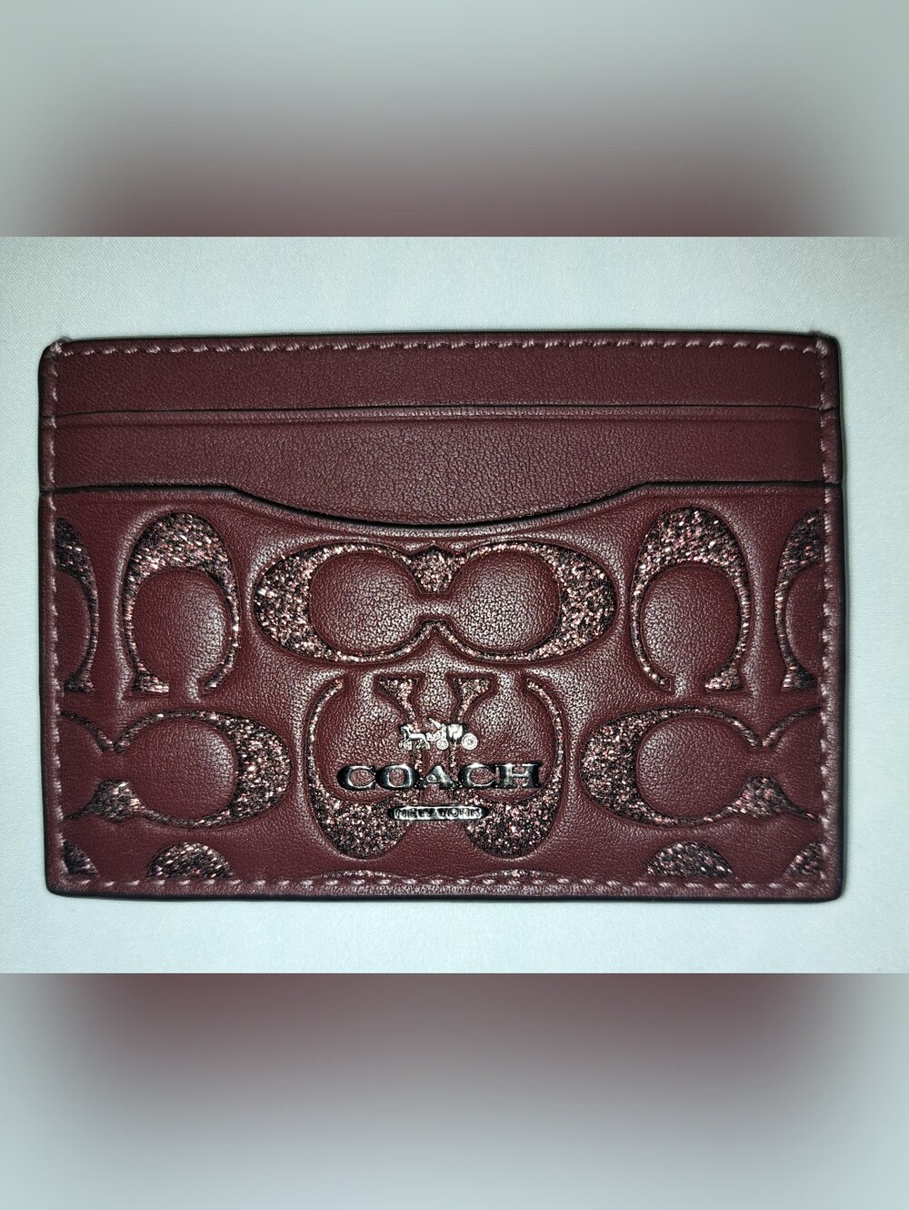 Coach Leather Card Holder - Never Used